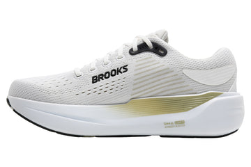 Brooks Ghost Max 3 D Bright White/Tea/Black Mens #color_white-multi